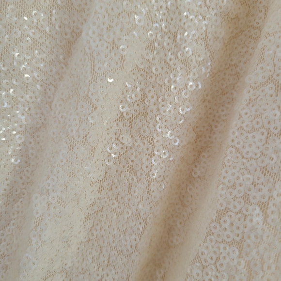 H&M Two-Tone Sequined Wrap Party Dress - Picture 4 of 7